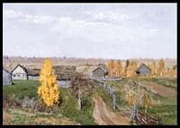 Golden Autumn By Isaac Levitan-2