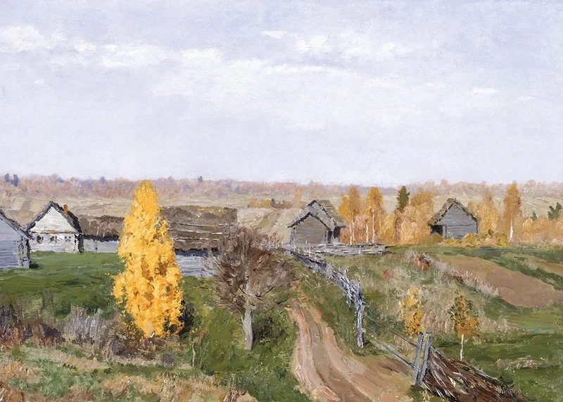 Golden Autumn By Isaac Levitan-12
