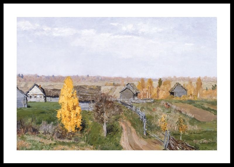 Golden Autumn By Isaac Levitan-12