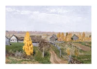 Golden Autumn By Isaac Levitan-1
