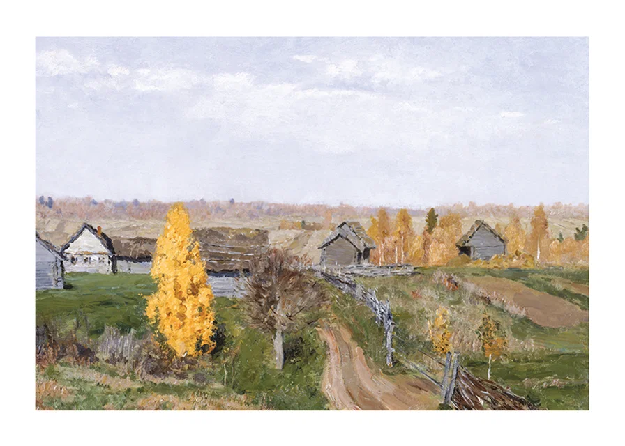 Golden Autumn By Isaac Levitan-12