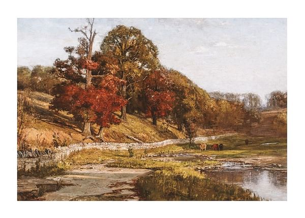 Plagát Oaks of Vernon By Theodore Clement Steele