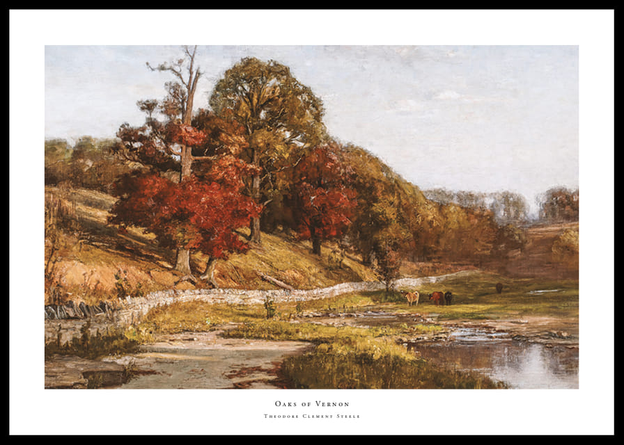 Oaks of Vernon By Theodore Clement Steele-12