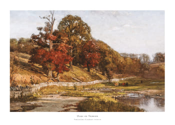 Poster Oaks of Vernon By Theodore Clement Steele