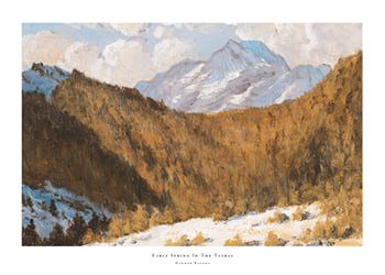 Plagát Early Spring In The Tatras By Nandor Katona