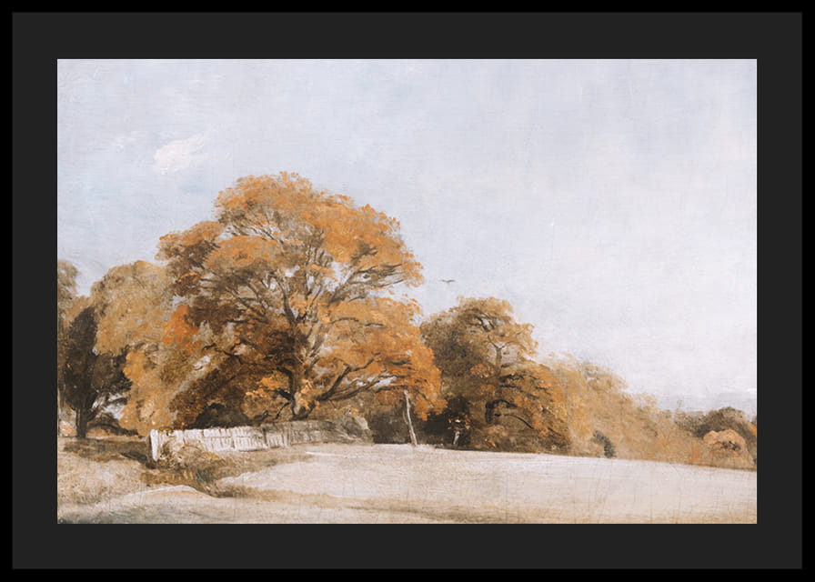 An Autumnal Landscape At East Bergholt By John Constable-12