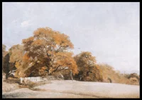 An Autumnal Landscape At East Bergholt By John Constable-8