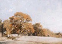 An Autumnal Landscape At East Bergholt By John Constable-9