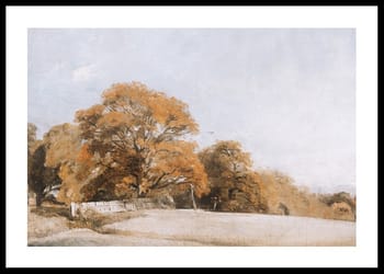 Poster An Autumnal Landscape At East Bergholt By John Constable