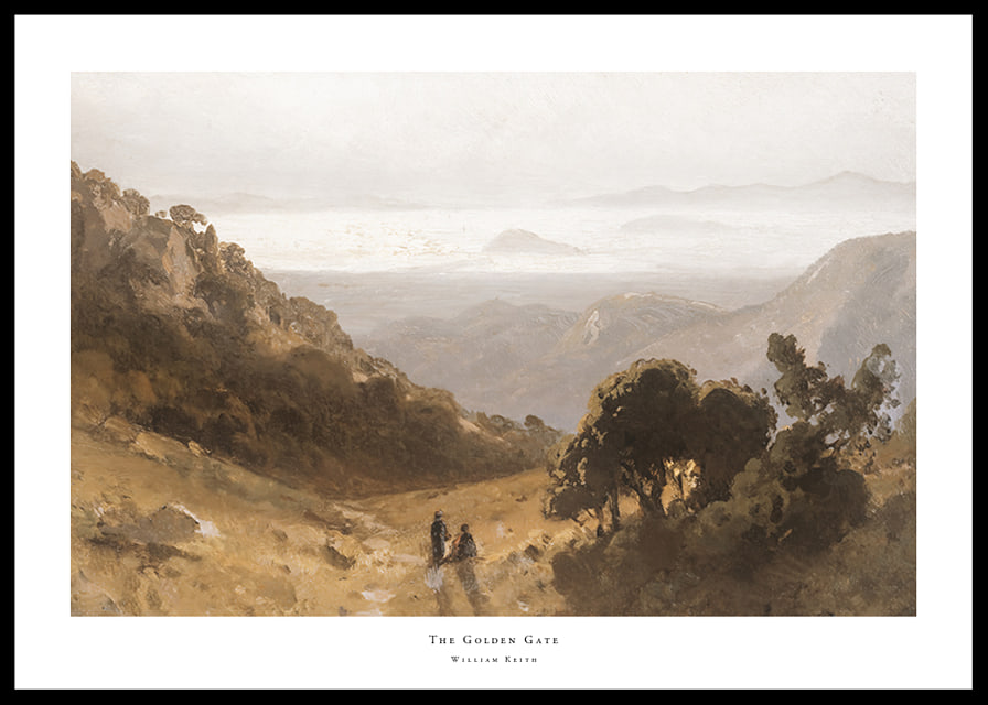 The Golden Gate By William Keith-12