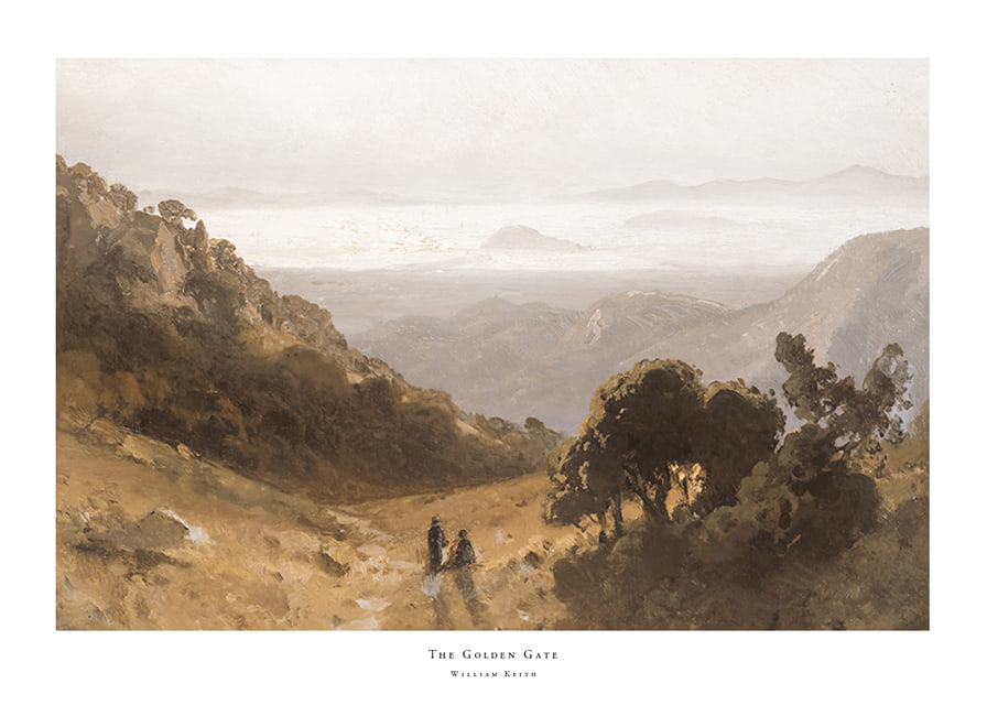 The Golden Gate By William Keith-12