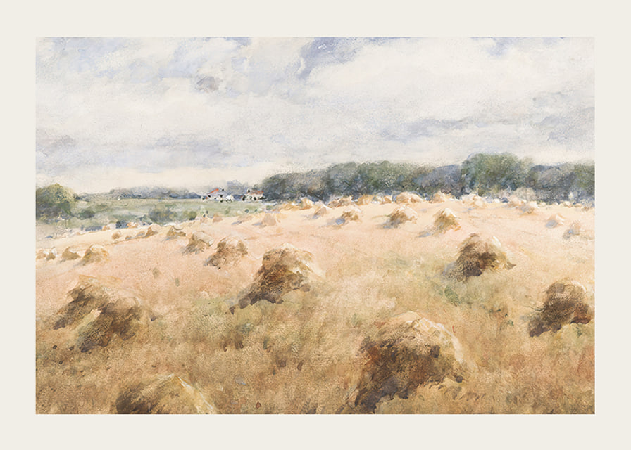 Maryland Wheat Fields By William Henry Holmes-12