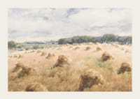 Maryland Wheat Fields By William Henry Holmes-5