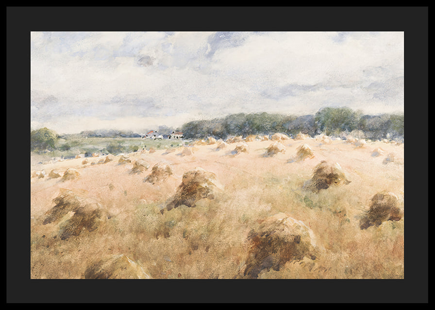 Maryland Wheat Fields By William Henry Holmes-12