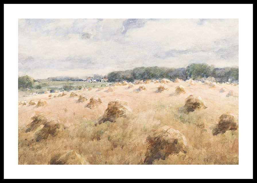 Maryland Wheat Fields By William Henry Holmes-12