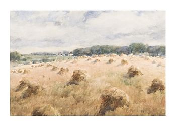 Poster Maryland Wheat Fields By William Henry Holmes
