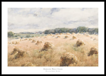Poster Maryland Wheat Fields By William Henry Holmes