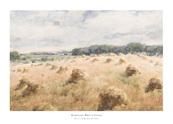 Poster Maryland Wheat Fields By William Henry Holmes