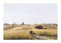 The Harvest By Charles-François Daubigny-3