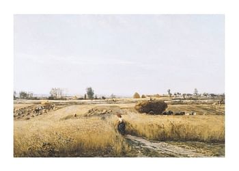 Poster The Harvest By Charles-François Daubigny