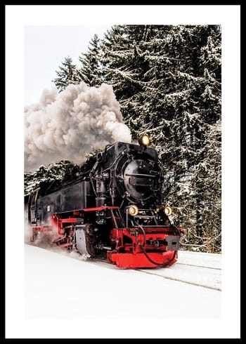 Poster Winter Train