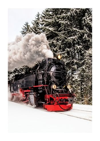 Juliste Winter Train