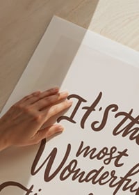 Handwritten brown text with Christmas theme on light background-9