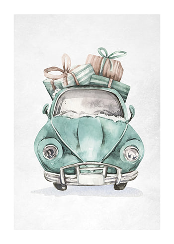 Poster Christmas Beetle Car