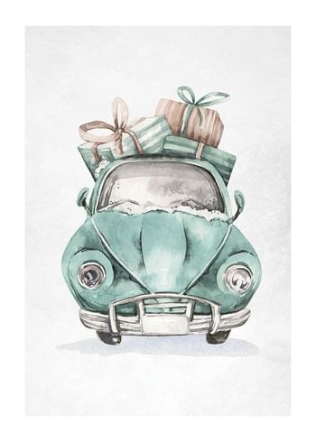 Juliste Christmas Beetle Car