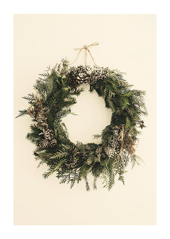 Poster Wreath Pine Cones