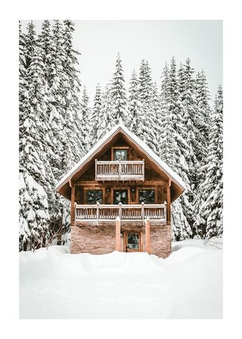 Poster Cabin In Snow No4