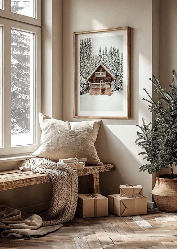 Cabin In Snow No4-12