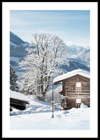 Cabin In Snow No3-0