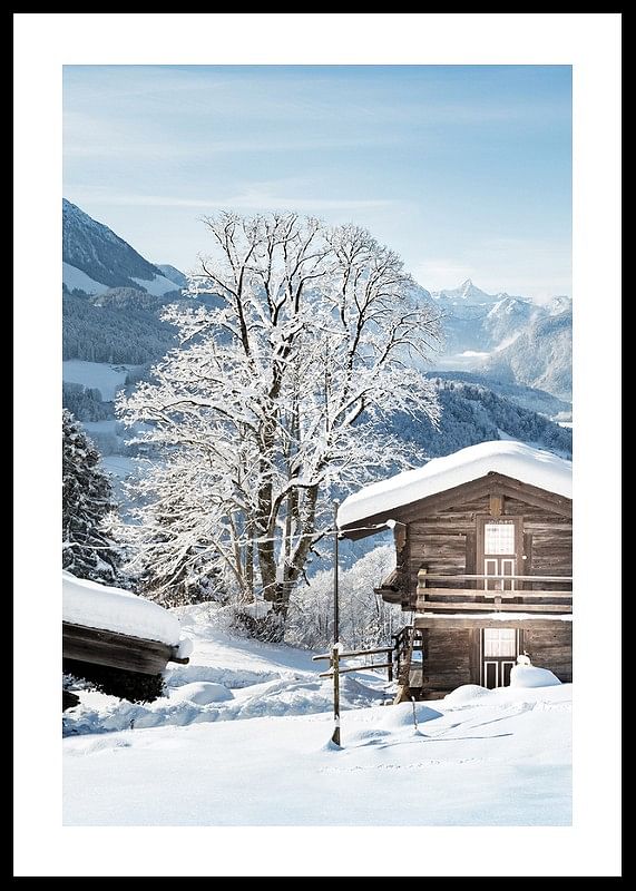Cabin In Snow No3-12
