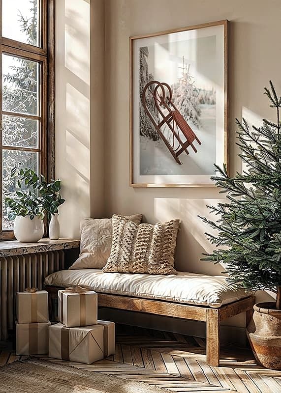 Red Christmas Sleigh-12