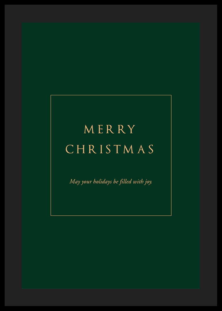 Motif de texte élégant sur fond vert foncé avec texte doré-12