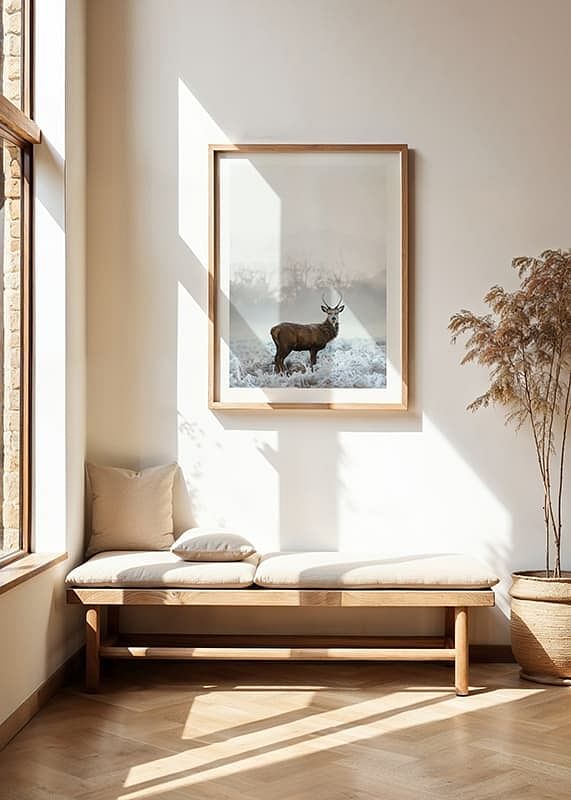 Deer In Field-12