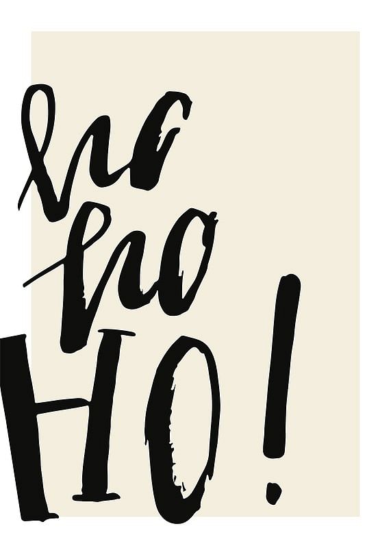 Abstract Ho Ho Ho-12
