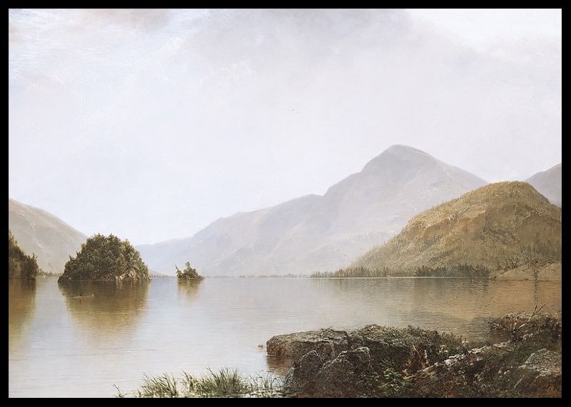 Lake George By John Frederick Kensett-12