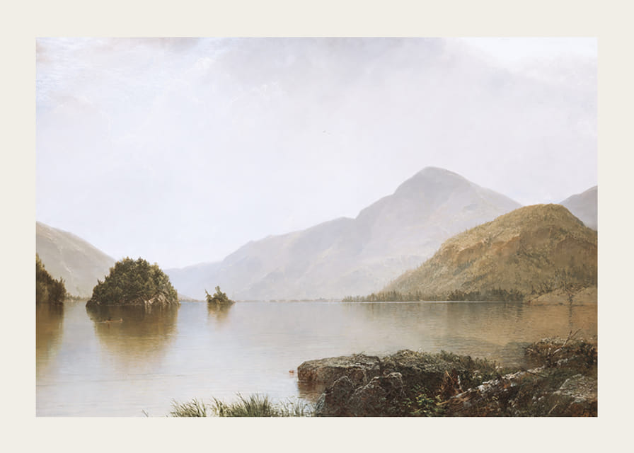 Lake George By John Frederick Kensett-12