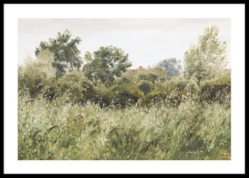 Poster Field of Oats Near Vejby By P. C. Skovgaard