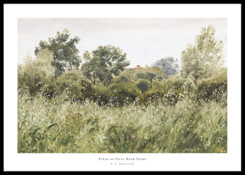 Poster Field of Oats Near Vejby By P. C. Skovgaard