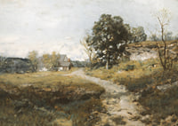 Arkville Landscape By Alexander H. Wyant-9