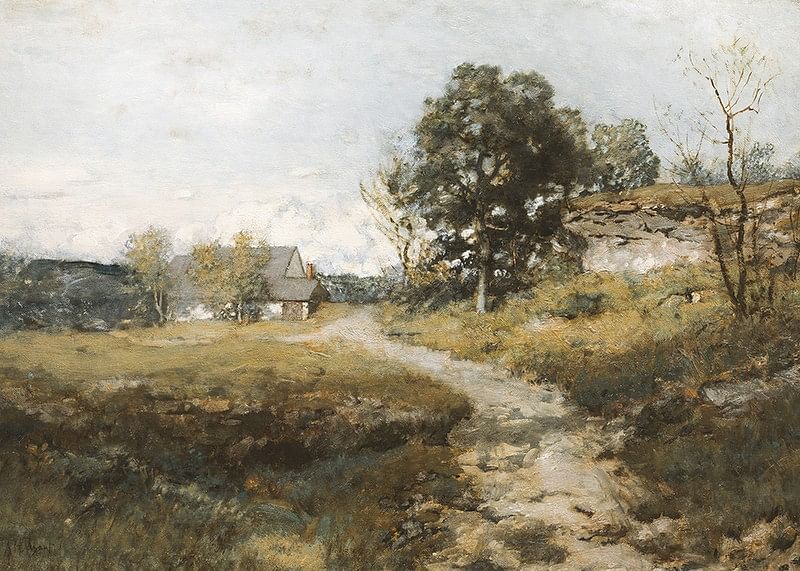 Arkville Landscape By Alexander H. Wyant-12