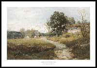 Arkville Landscape By Alexander H. Wyant-0