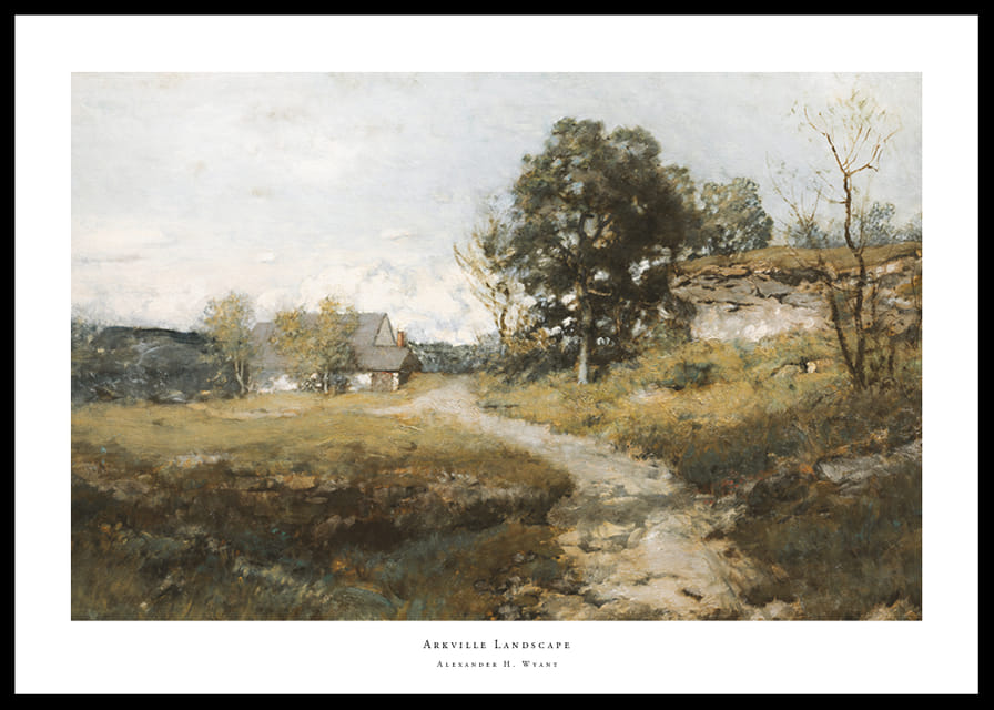 Arkville Landscape By Alexander H. Wyant-12
