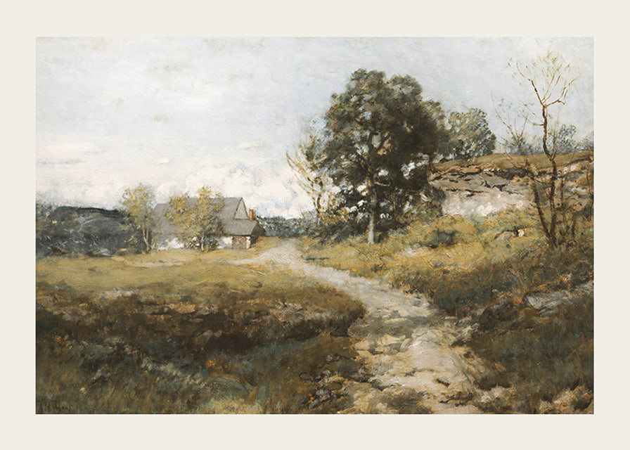 Arkville Landscape By Alexander H. Wyant-12