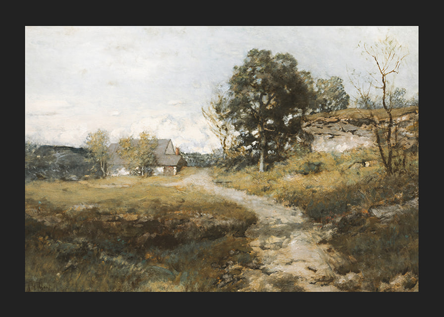 Arkville Landscape By Alexander H. Wyant-12