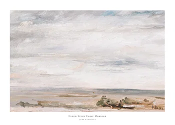 Poster Cloud Study Early Morning By John Constable