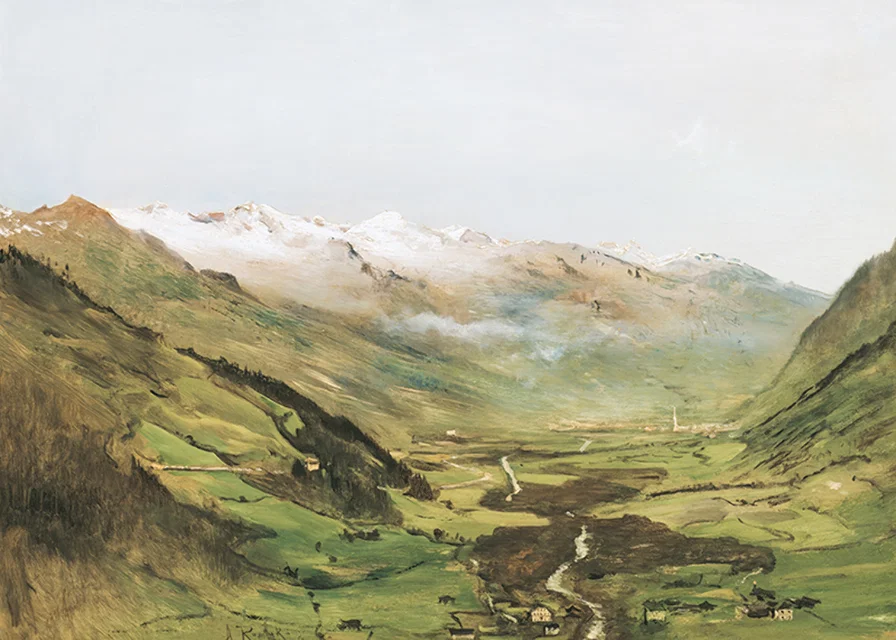 Das Gasteinertal I By Anton Romako-12